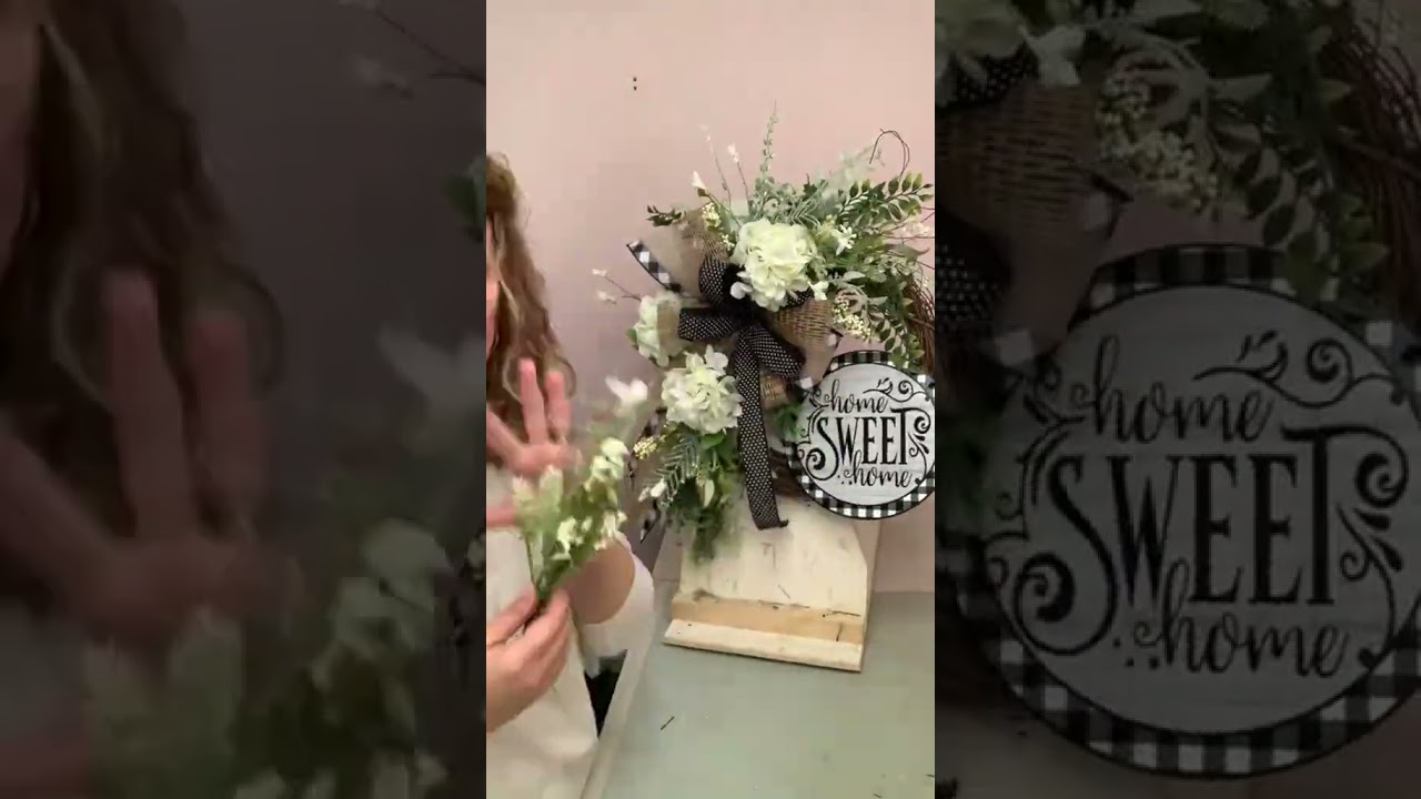 How to Make a Wreath for Year Round Decorating | DIY Wreath Tutorial | Front Door Wreath Tutorial 🍃