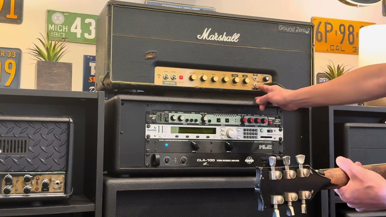 Ground Zero Sniper mod Marshall 1959 Super lead - iPhone audio