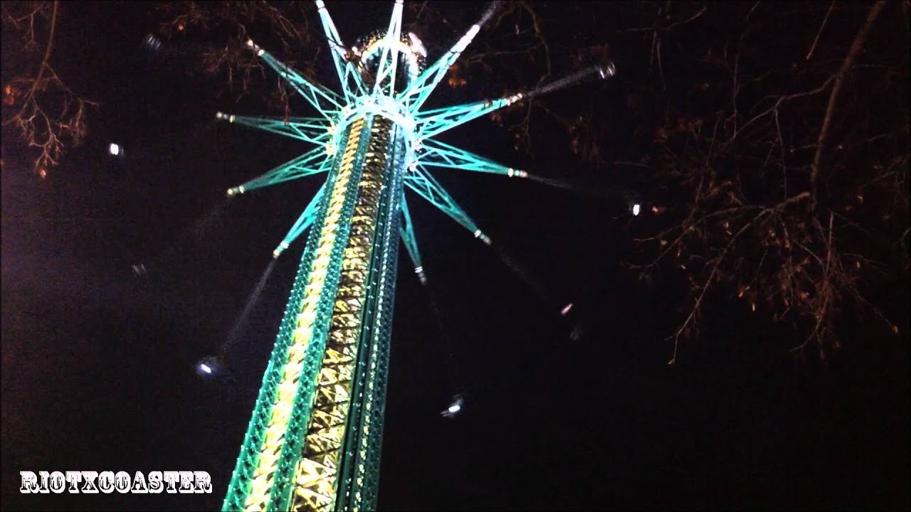 Wien Prater - Praterturm at Night HD