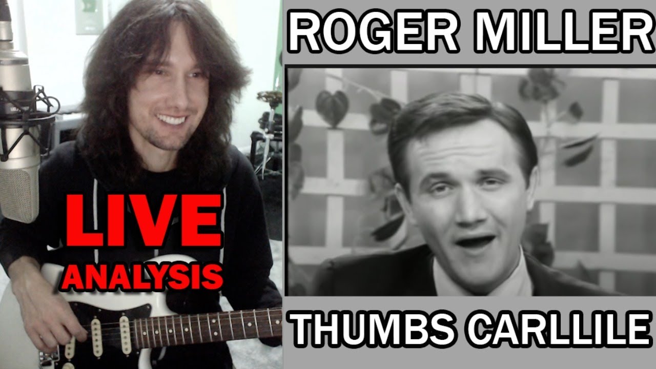 British guitarist analyses Roger Miller with Thumbs Carllile live in 1966!