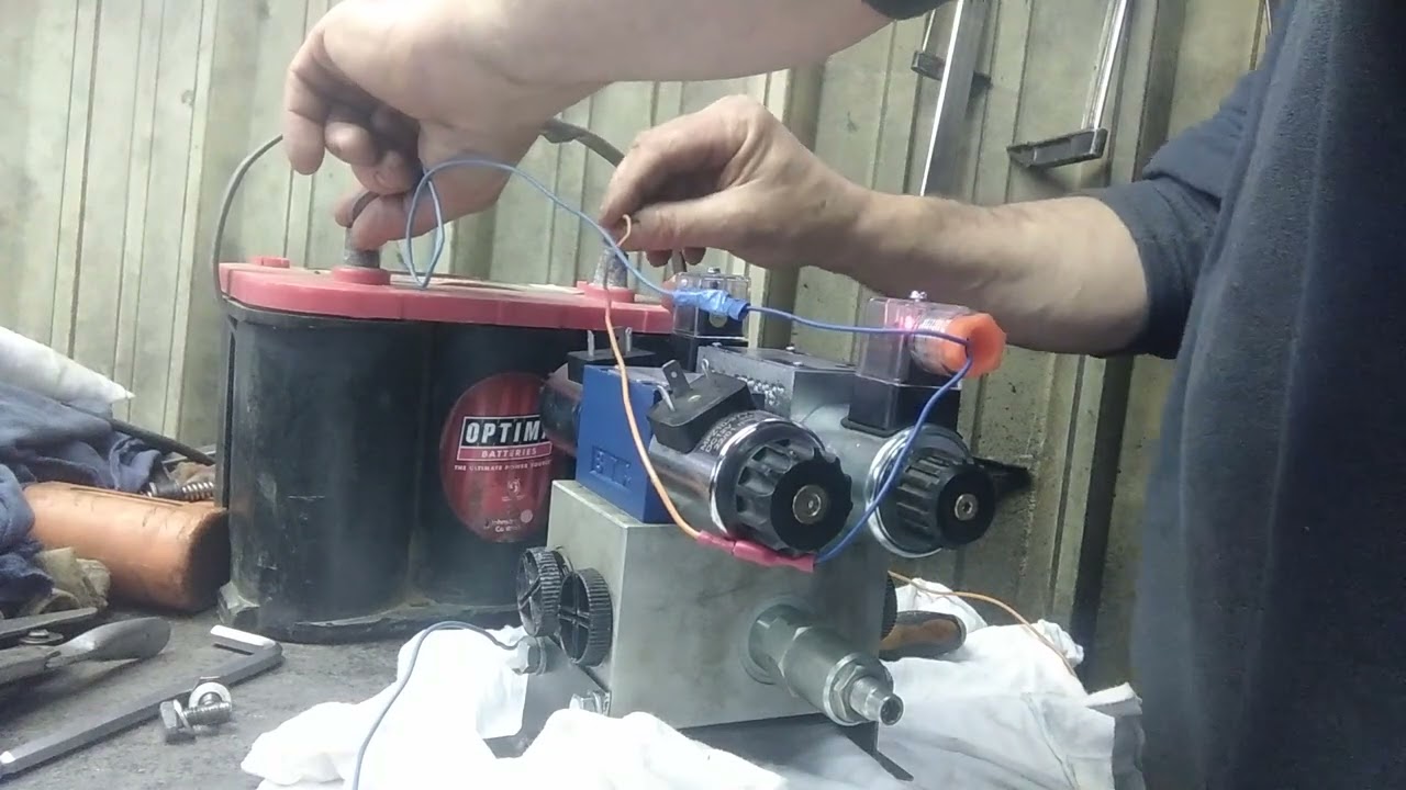 fonctionnement électrovanne hydraulique