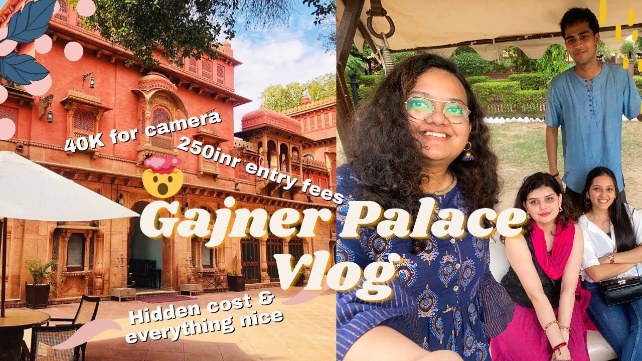 Day trip to Gajner Palace & Lake, Bikaner | Dabs Vlogs | Rajasthan Vlog