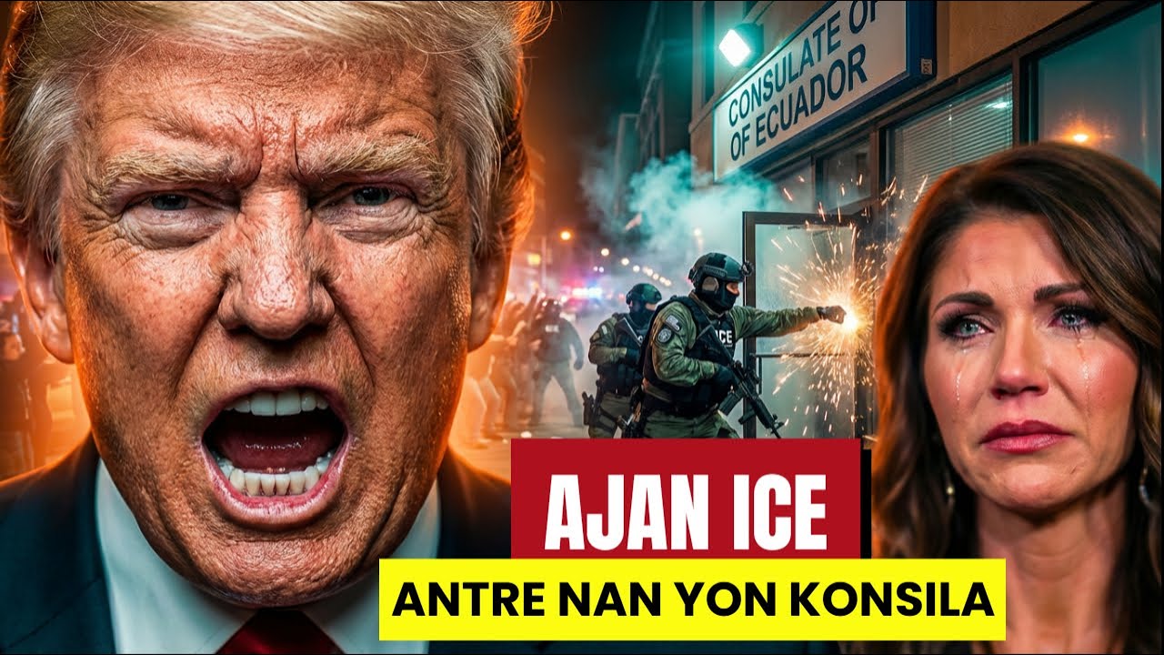ETAZINI : ICE eseye antre nan Konsila Ekwatoryen, Quito lanse pwotestasyon diplomatik kont Etazini