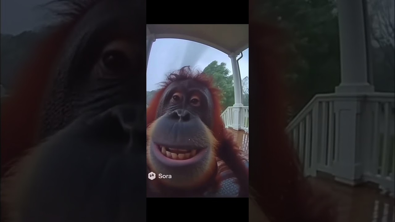 Uh oh stinky OOOWAOOHOA #monkey #funny #ai #memes