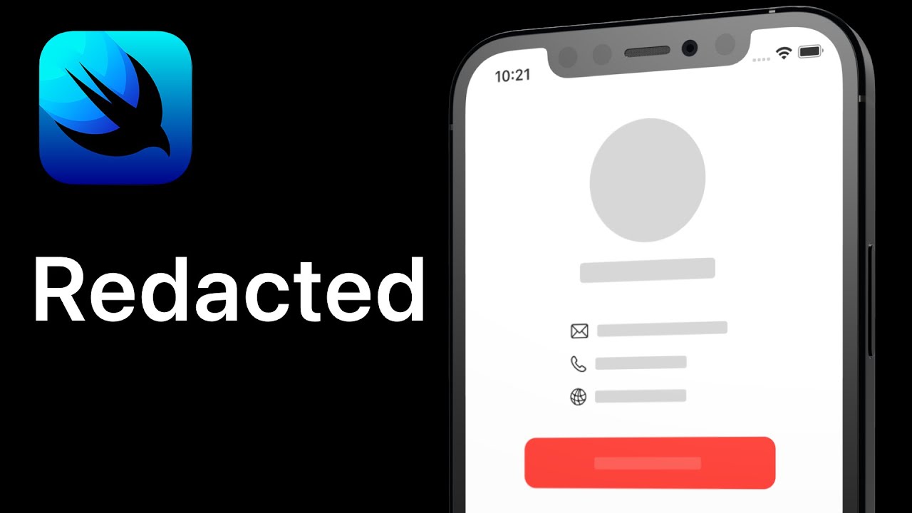 SwiftUI - Redacted Tutorial | iOS 14 | Xcode 12.4