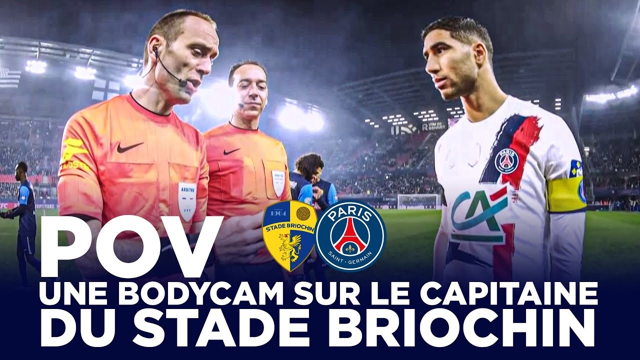 👀 POV : Dans la peau du capitaine du Stade Briochin face au PSG !