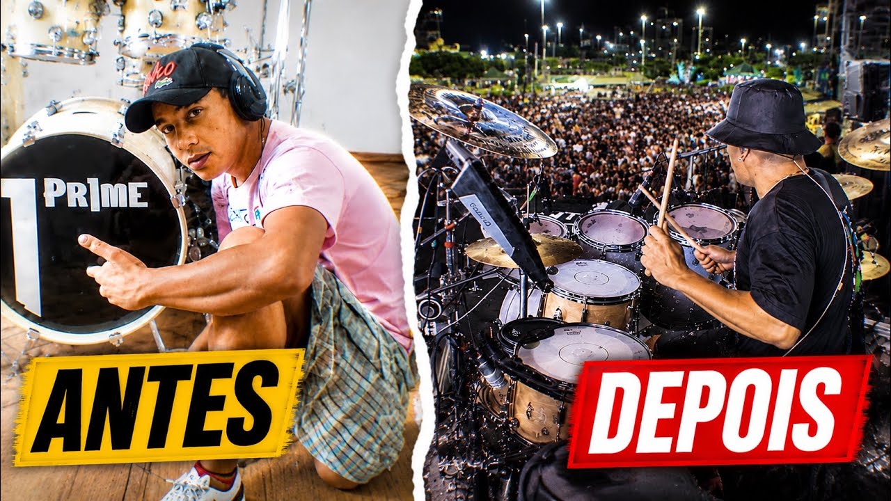 FALLCÃO BATERA - ANTES E DEPOIS, MUDEI MUITO? | ACREDITEM NOS SEUS SONHOS, FAÇA ACONTECER!