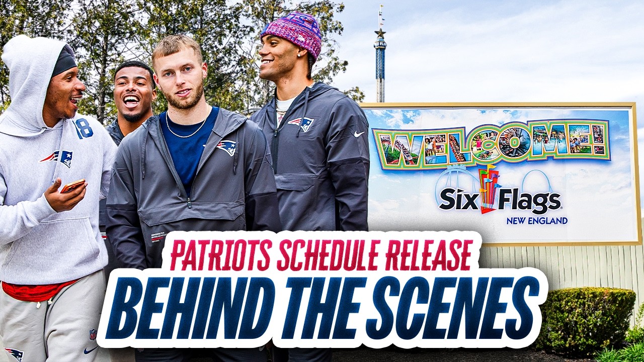 BEHIND THE SCENES of the Patriots Schedule Release Video