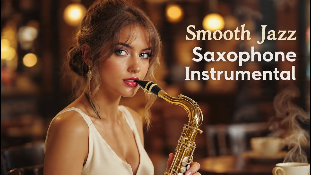 Smooth Saxophone Jazz BGM ❄️🎷Winter Night Jazz Music & Soft Jazz Instrumental Music for Relaxation