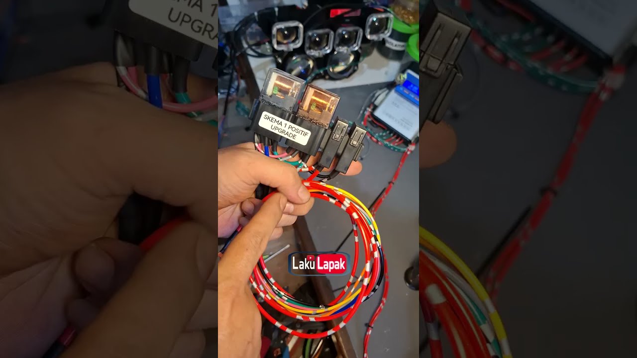 Relay Set Biled Headlamp Motor SKEMA 1 UPGRADE