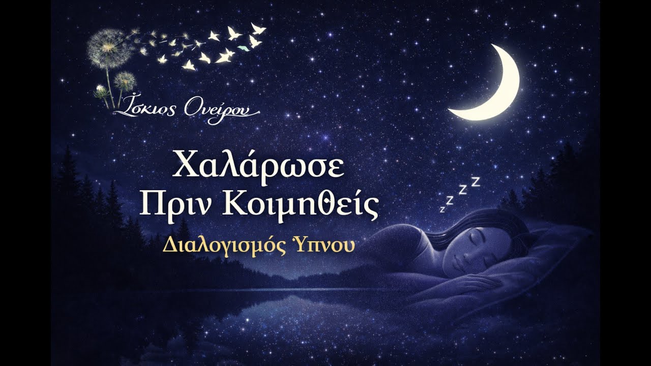 Χαλάρωσε Πριν Κοιμηθείς | Διαλογισμός Βαθύ Ύπνου