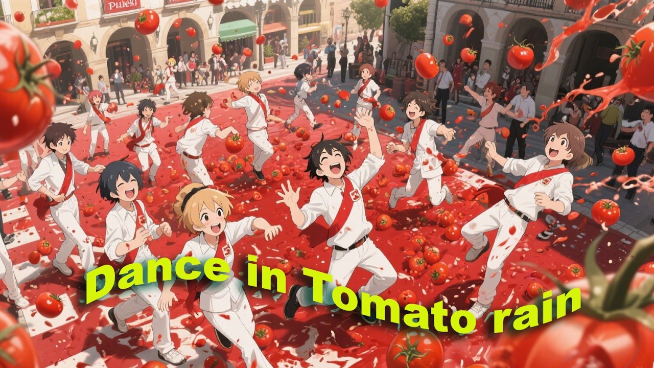 Танец под томатным дождем 🍅 Музыка фестиваля Ла Томатина