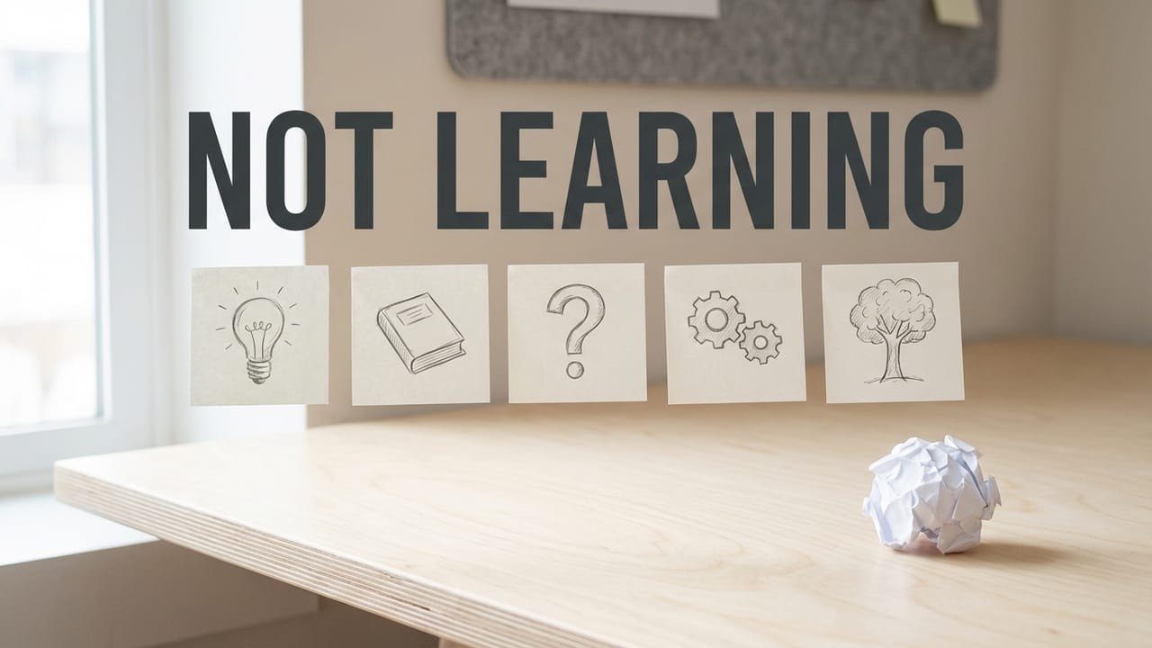 You’re Not Learning You’re Consuming.