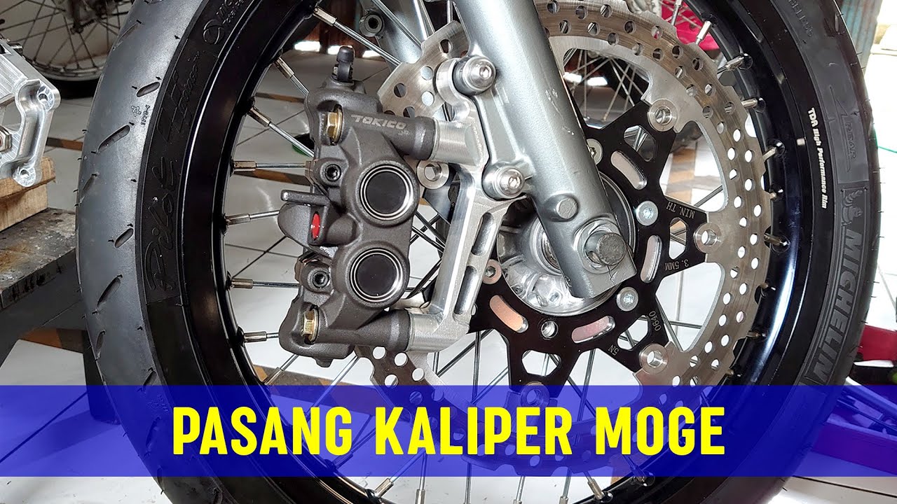 Cara Pasang Kaliper Tokico ZX10R di CB GL MP Tiger