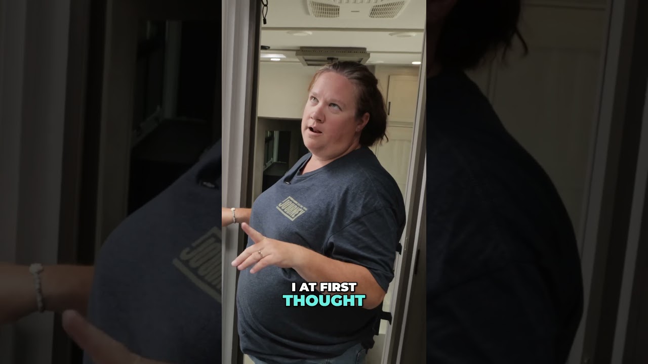 RV Bathroom Upgrade  Glass Doors Make It Feel Like Home!