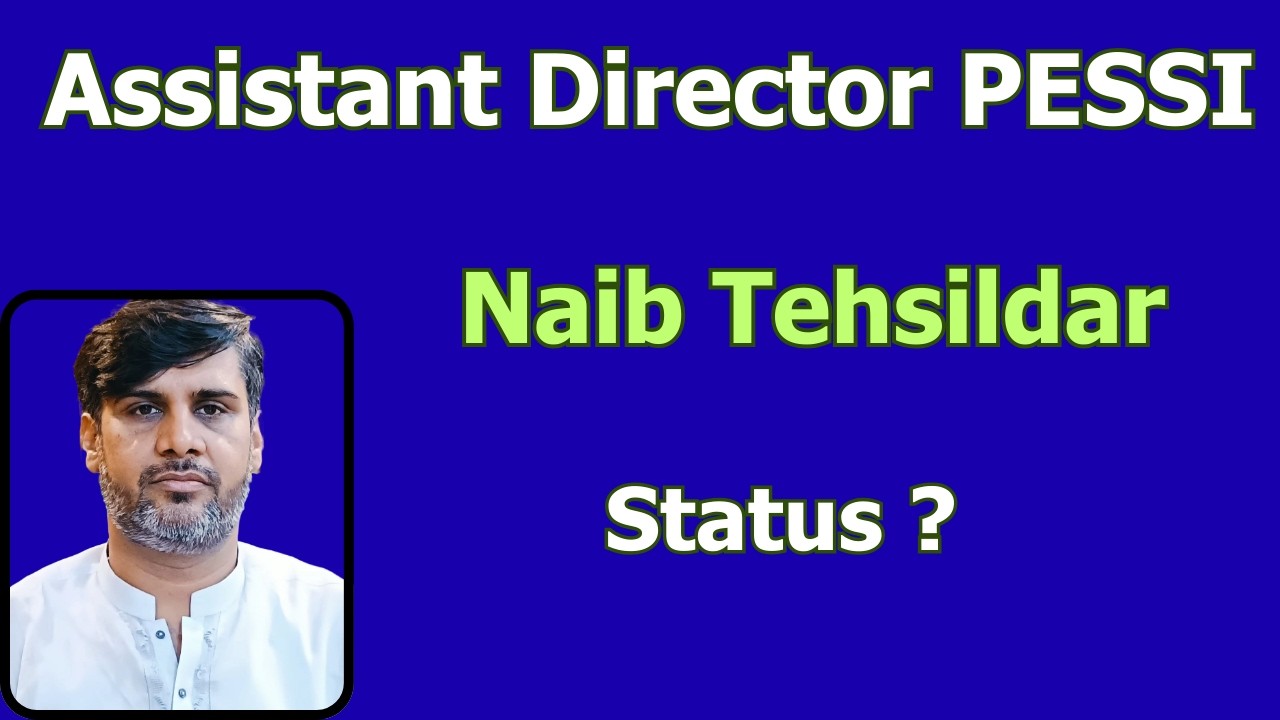 Assistant Director PESSI | Naib Tehsildar | Upcoming Jobs status | PPSC Preparation |