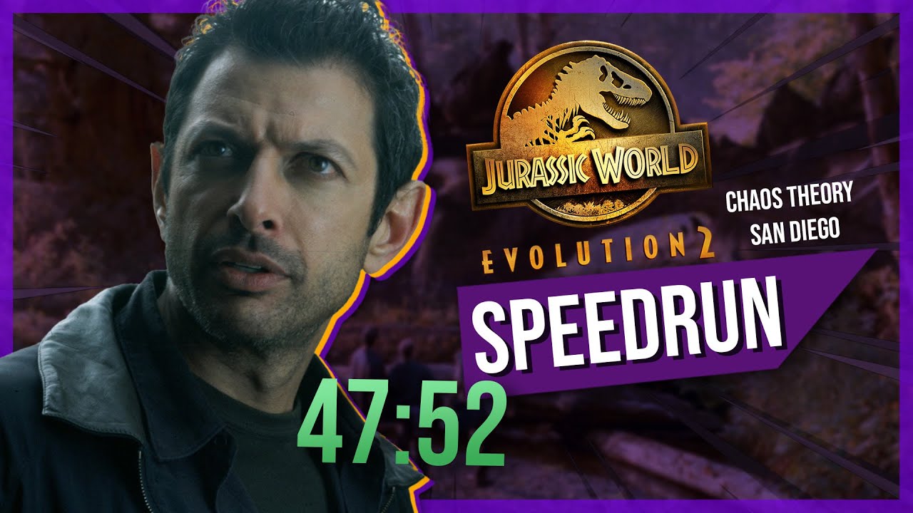 Jurassic World Evolution 2 Chaos Theory - San Diego Speedrun