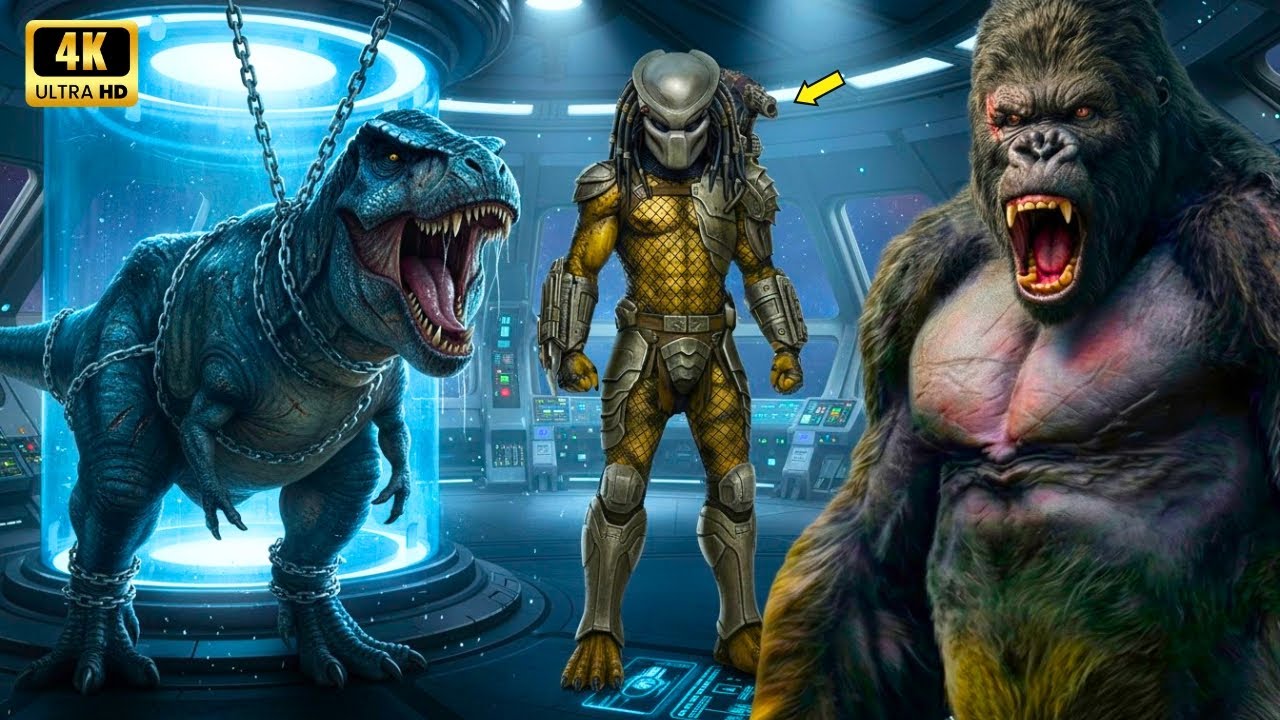 King Kong vs Predator vs Giant Spider | Full Monster Action Movie 4K UHD