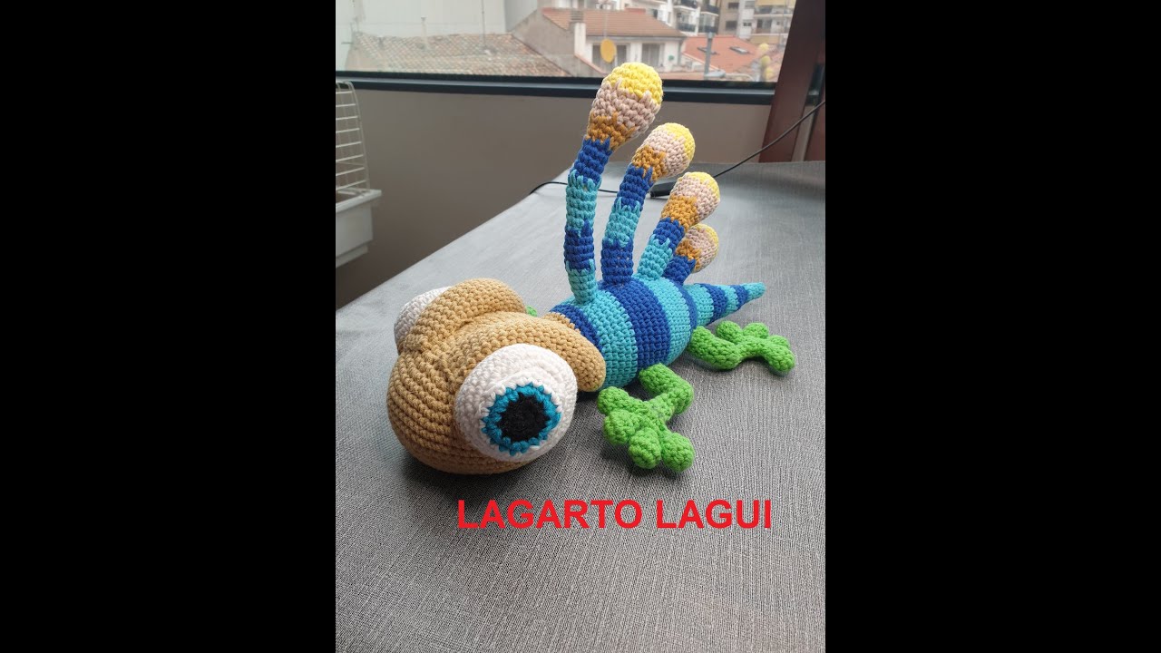 LAGARTO LAGUI A CROCHE