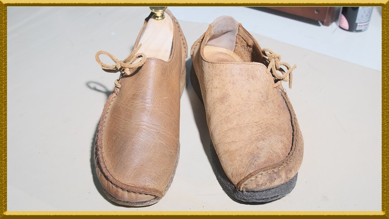 [ASMR] Очистить и восстановить шитье «Clarks», чистая подошва