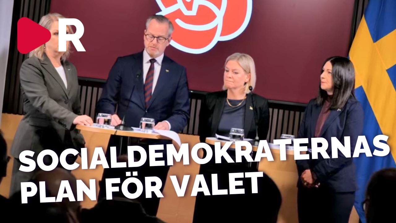 Riks Live: Socialdemokraterna presenterar sin nya valplattform – Vad är nytt?
