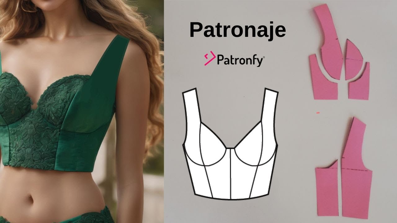 322.-Como hacer un bustier elegante | Patronaje