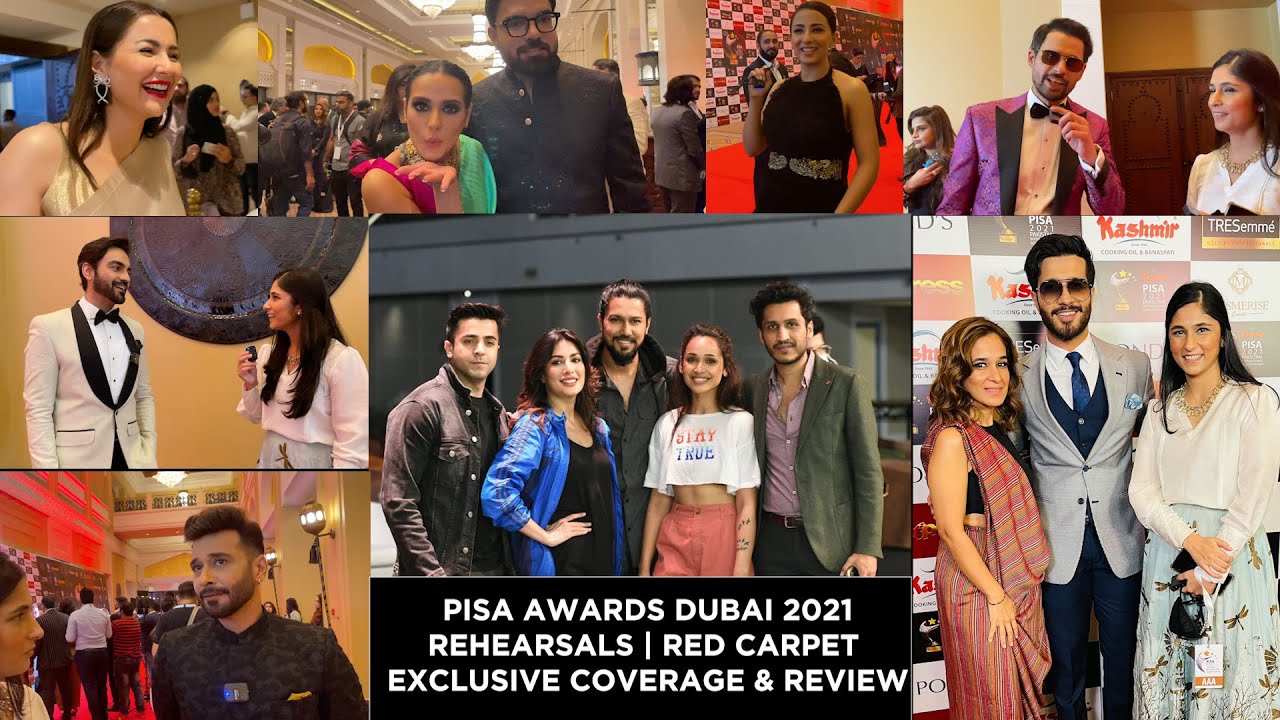 PISA Awards Dubai 2021| Review, Rehearsals and Red Carpet Coverage | FUCHSIA