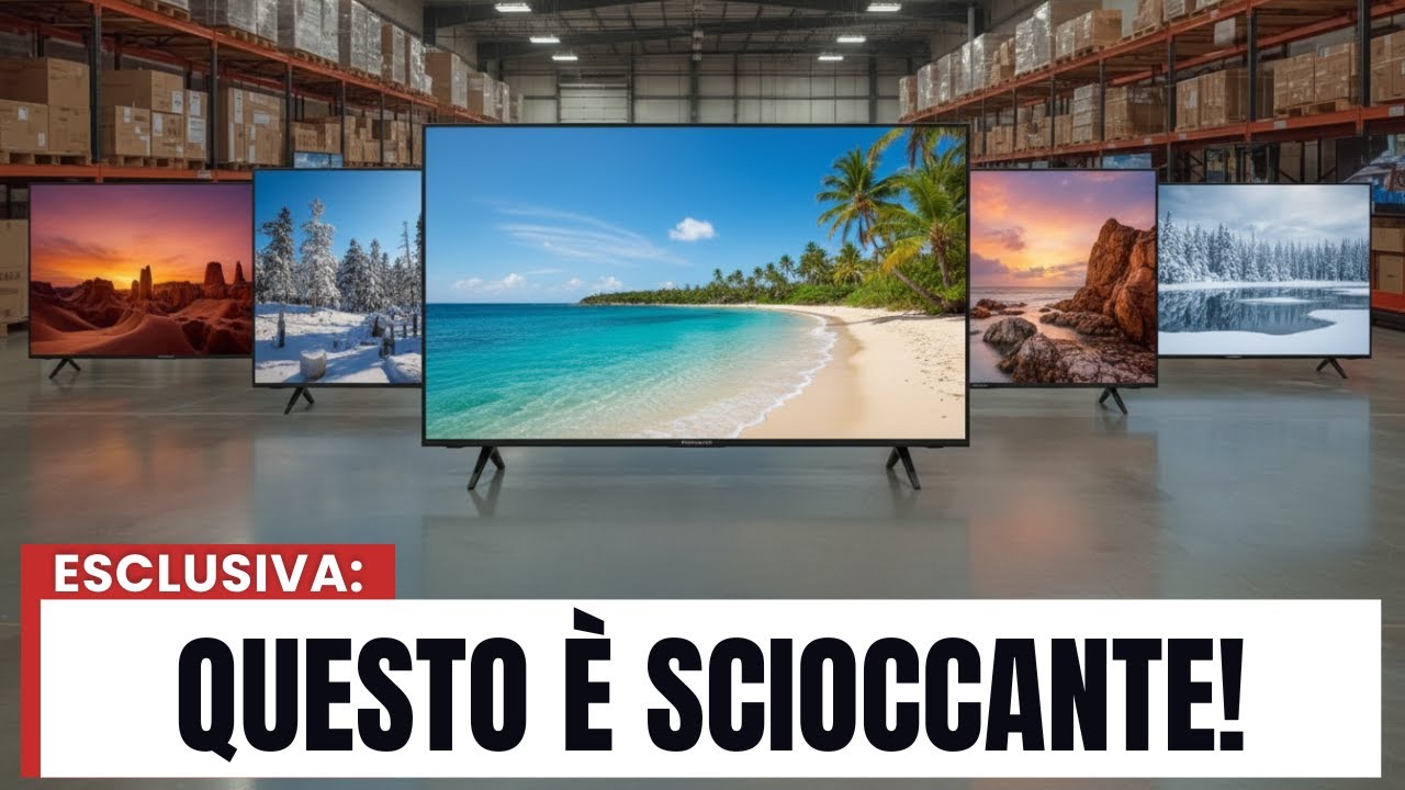 I MIGLIORI TV A PREZZO IMBATTIBILE PER IL 2025 E INIZIO 2026 (PER TUTTI I BUDGET)
