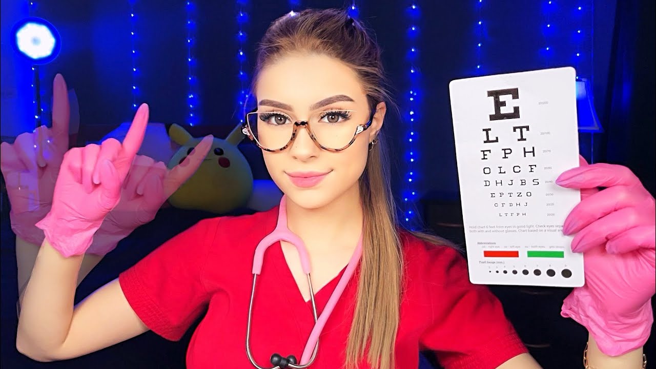 ASMR FASTEST Nurse Exam EVER ⚡ Fast & Aggressive ASMR, Medical Roleplay,  Cranial Nerve⚡