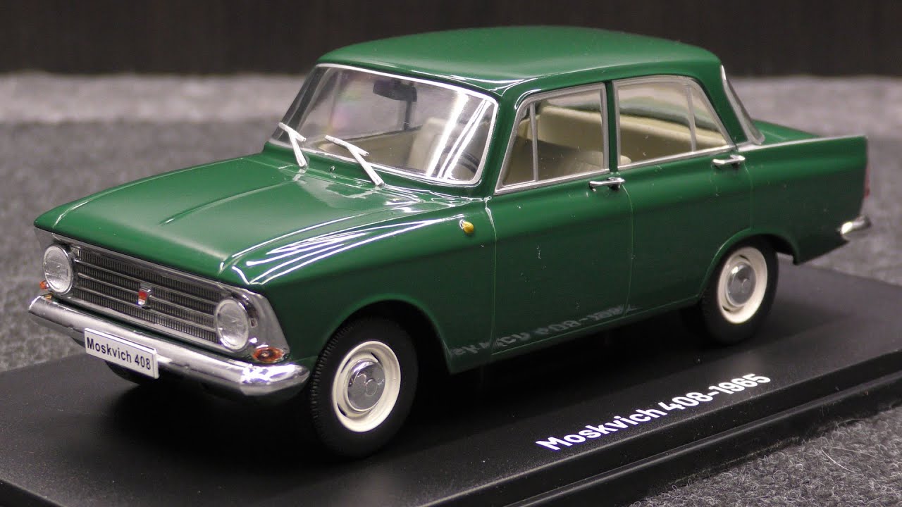 660. 1965 Moskvitch 408  1/24 - Unforgettable Cars 20 -  hachette