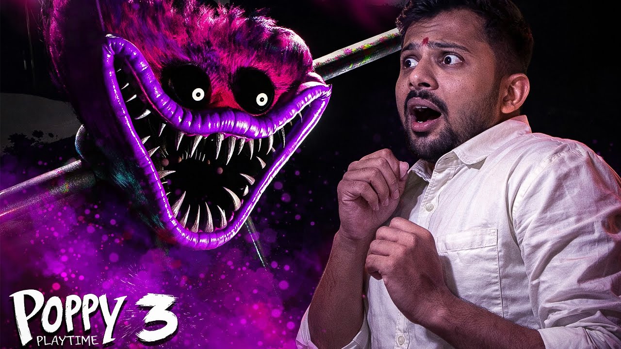 🔴Day 3 🔥 | Poppy Playtime Chapter 3 😨 | Factory ka sach | Hindi Live #1