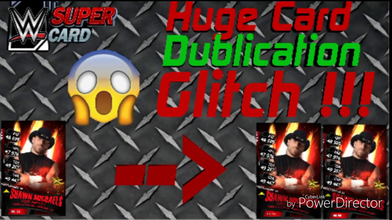 WWE SUPERCARDS GLITCH DUBLICATE CARDS !!!!
