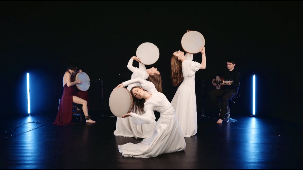 Persian fusion dance / Taberat Project / Moon Sisiters / Frame Drum Dance