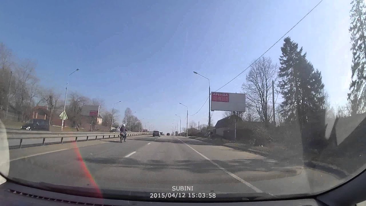Авария Ленинградское шоссе Дубинино 20150412