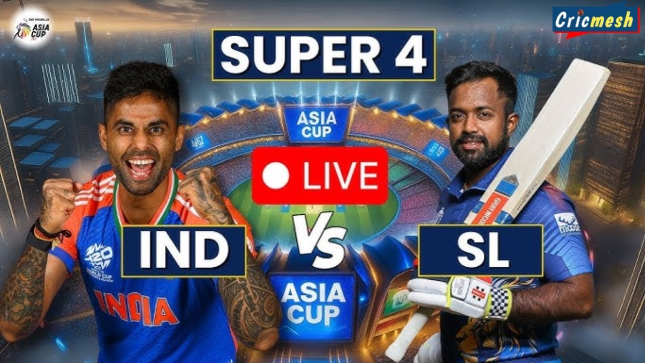 India vs Sri Lanka Live Asia Cup match | Live watchalong @cricmesh