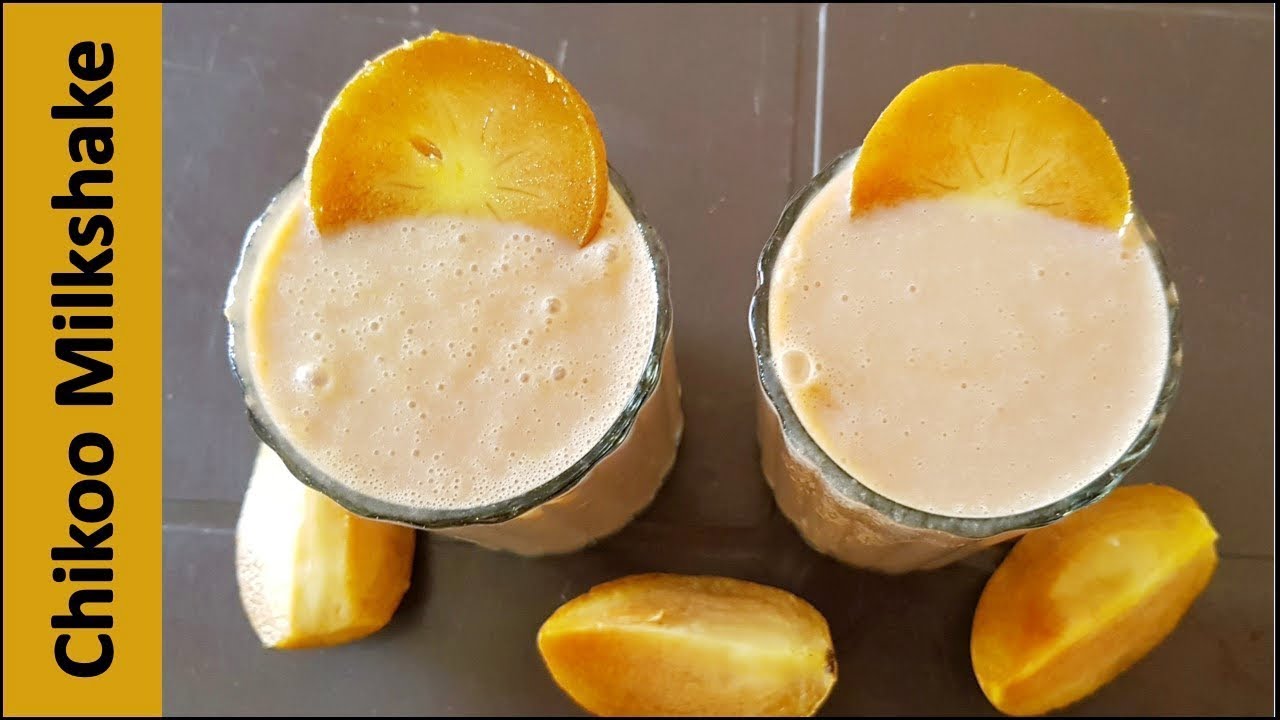 Chikoo Milkshake Recipe in Hindi | chikoorecipe