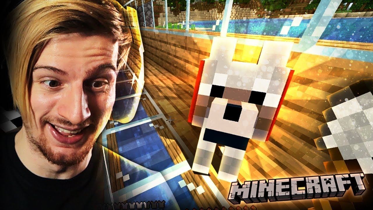 WE GOT A PET DOG!! (+ Map Exploration!) || Minecraft (Part 5)
