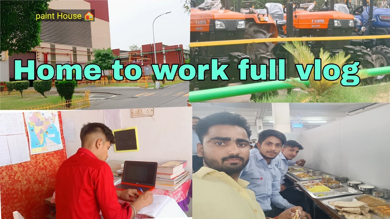 HOME TO WORK Full Day Vlog | Escort Private Limited Company Working Experience