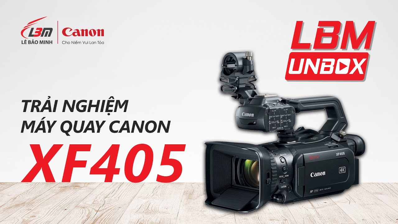 [UNBOX] | M&Aacute;Y QUAY CANON XF405