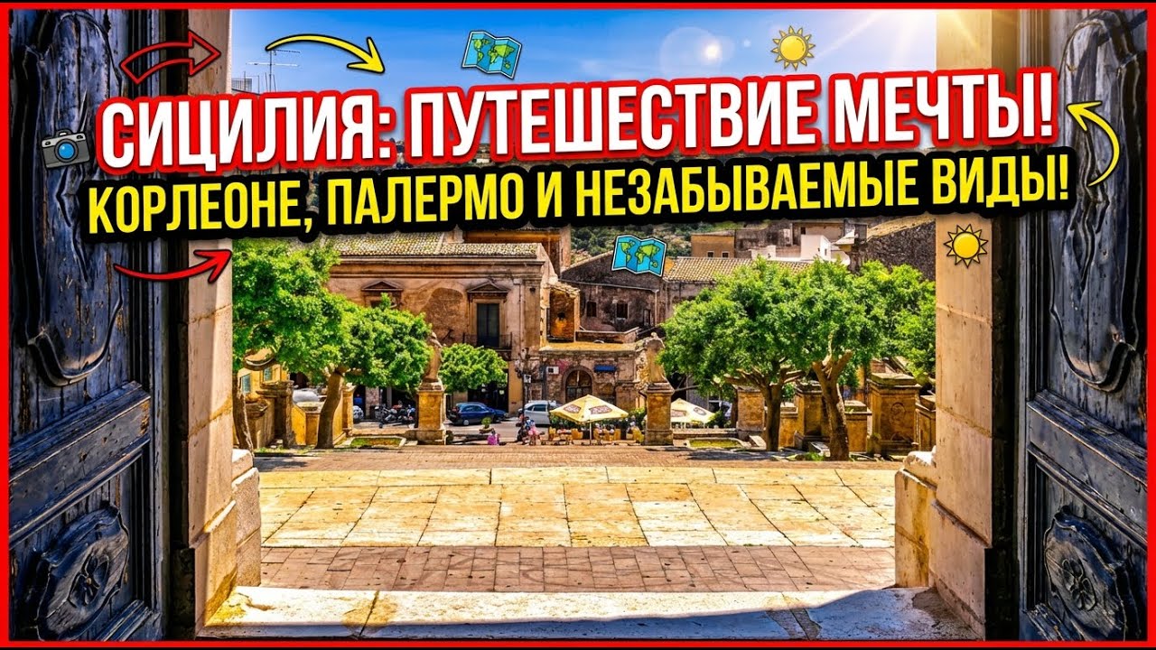 Путешествие по Сицилии: Корлеоне, Палермо и незабываемые виды!