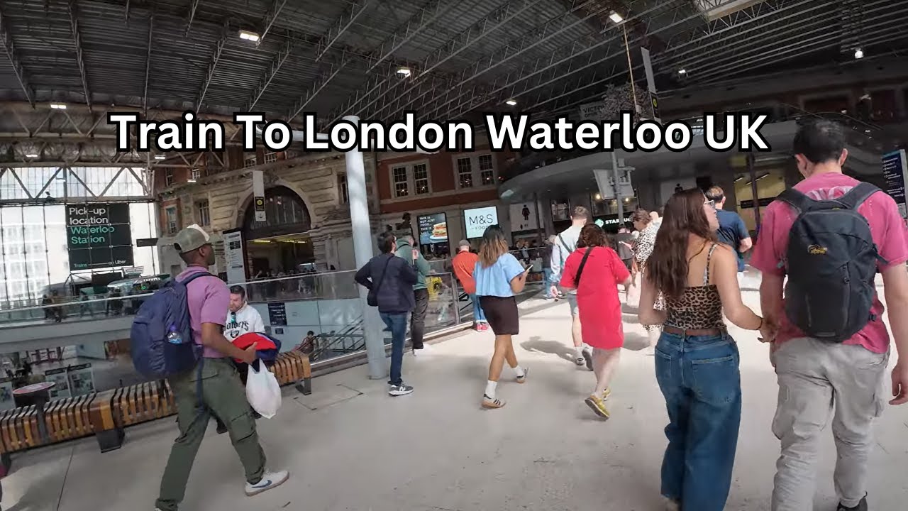 Train Journey from Feltham to London Waterloo  Scenic UK Rail Travel