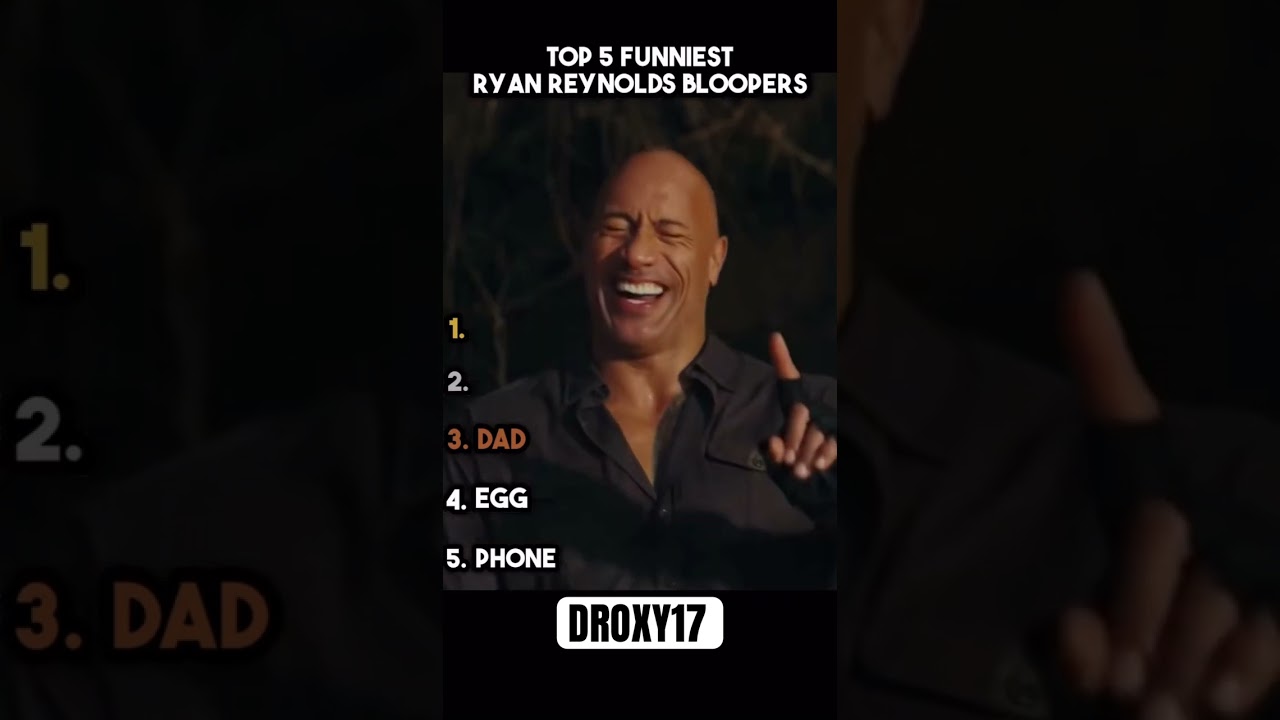 Top 5 Funniest Ryan Reynolds Bloopers 😂 and please subscribe to my YouTube channel