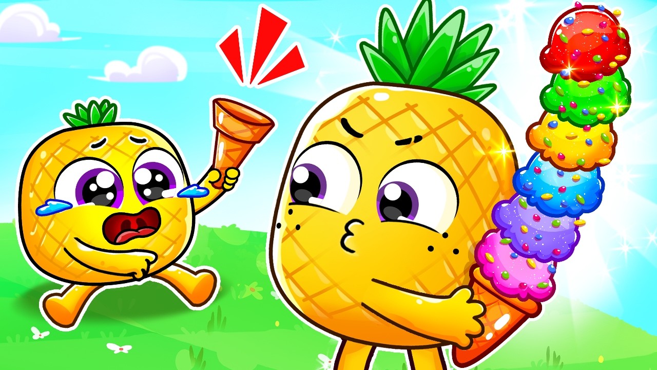 Sharing is Caring Song | Should I Share Ice Cream? Sibling Baby Care | YUM YUM - Funny Kids Songs