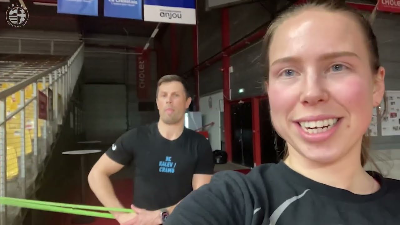 BC Kalev/Cramo füsiode Priit Lehismetsa ja Henriette Porila reisipäev