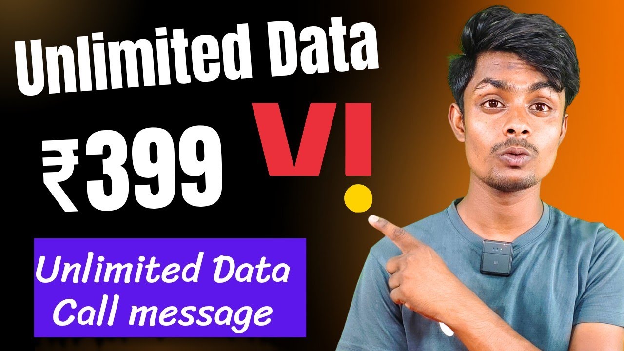 VI ₹399 Unlimited Data Plan 2026 | Unlimited Data + Unlimited Calling + SMS | Best VI Recharge Plan