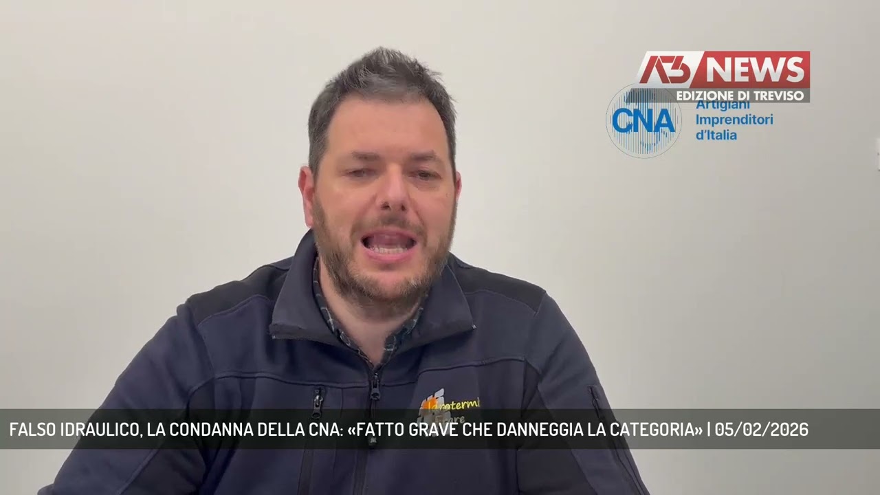 FALSO IDRAULICO, LA CONDANNA DELLA CNA: «FATTO GRAVE CHE DANNEGGIA LA CATEGORIA» | 05/02/2026