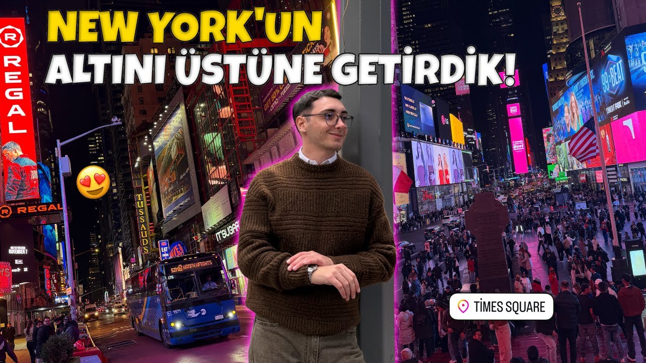 NEW YORK VLOG! Türkler New York'ta,  New York Gezisi, New York'ta Yaşam, Amerika Fiyatlar, Alışveriş
