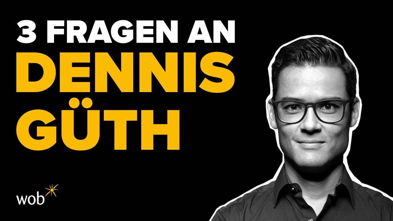 3 Fragen an Dennis Güth zum Thema Virtuelle/Hybride Events.
