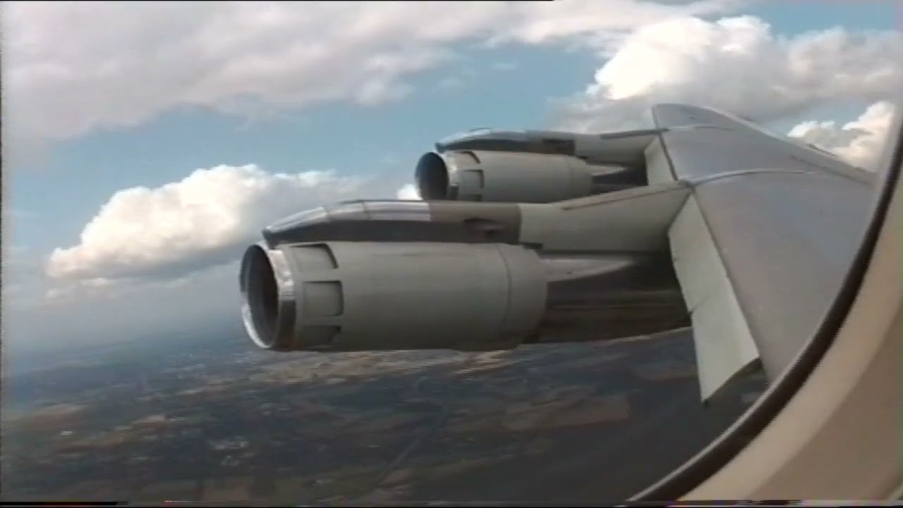 ROMAVIA B707   FLIGHT ON BOARD DÜSSELDORF MUNICH 1994