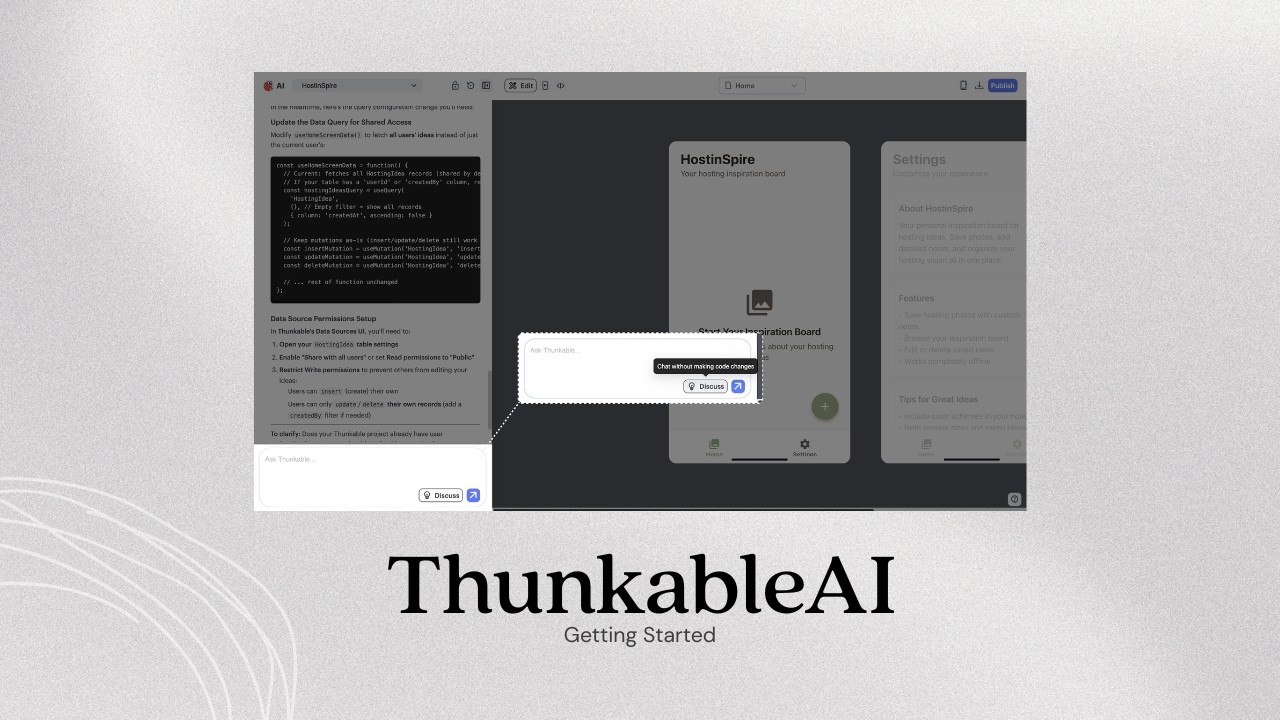 ThunkableAI &mdash; Начало работы